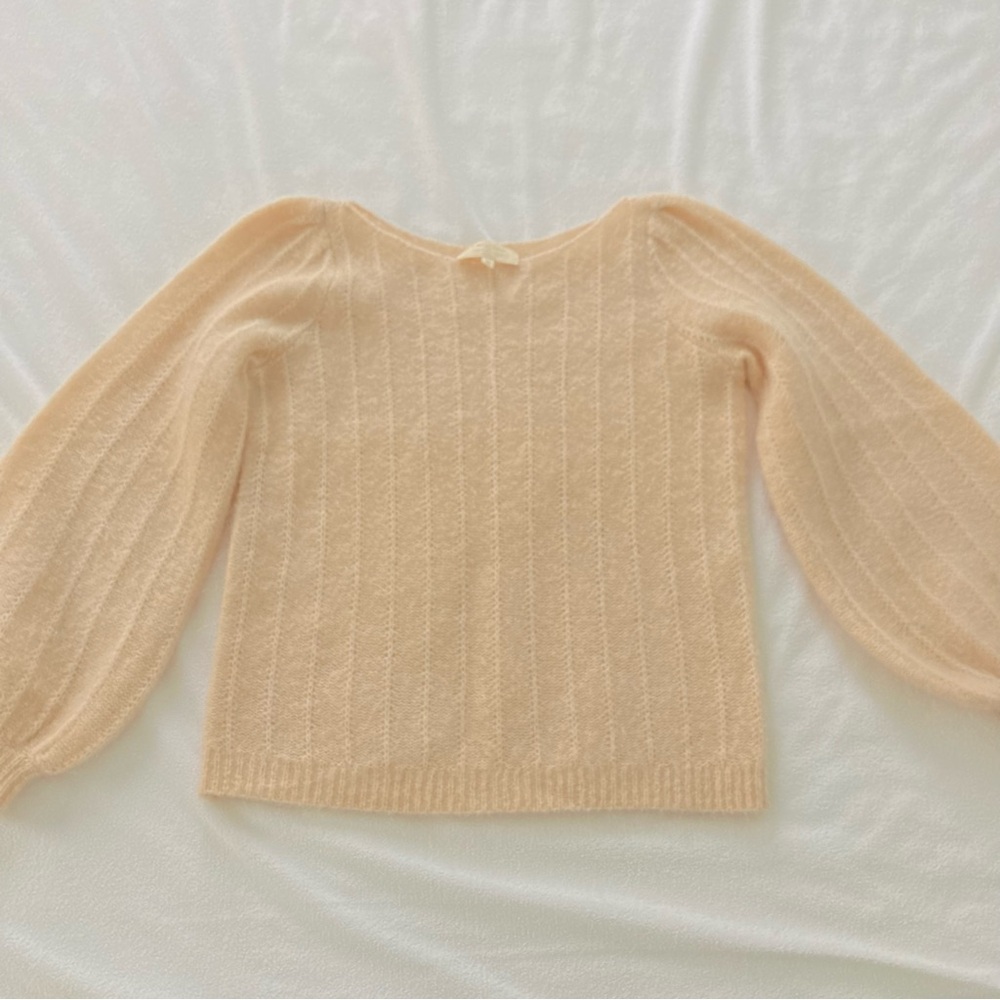 Sezane Aretha Jumper in vanilla size XS - Picture 2 of 6